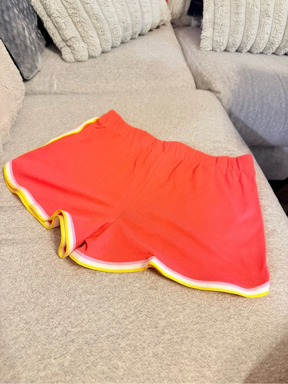 Coral Red Athletic Running Shorts – Girls XL (14/